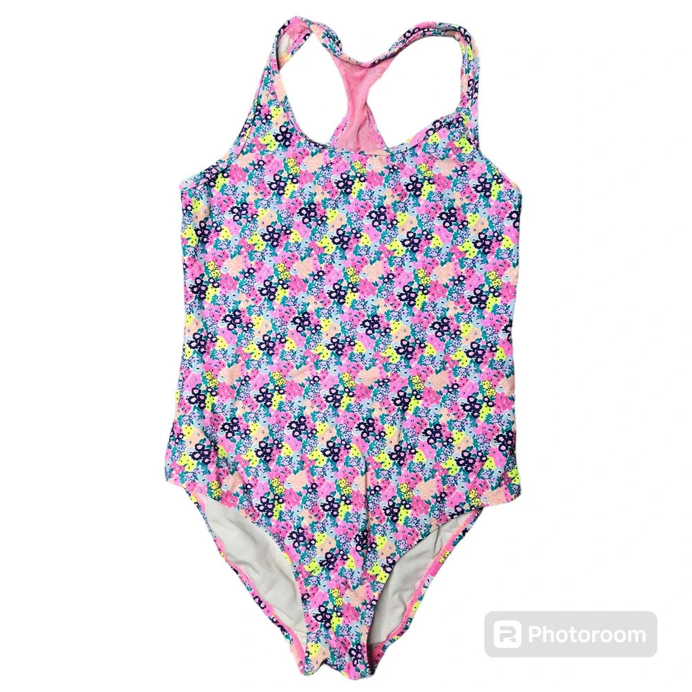 Old Navy Floral Girl's One Piece Swimsuit